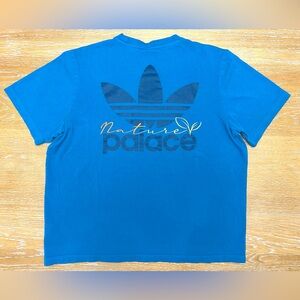 Palace x Adidas Nature Tee in Mystery Petrol XL